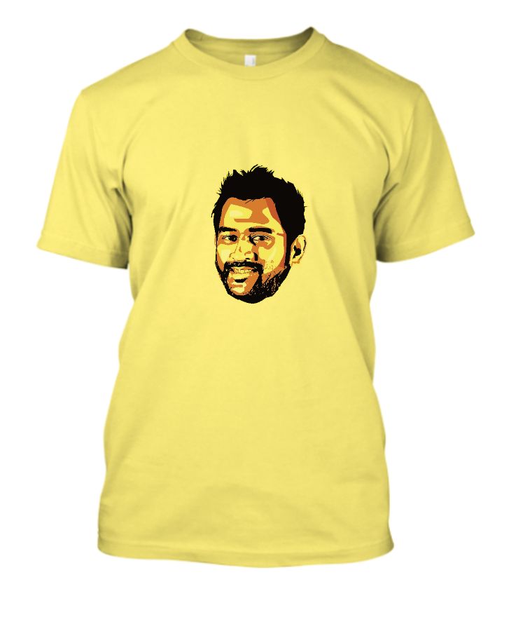 MS Dhoni 07 T-SHIRT DESIGN - Front