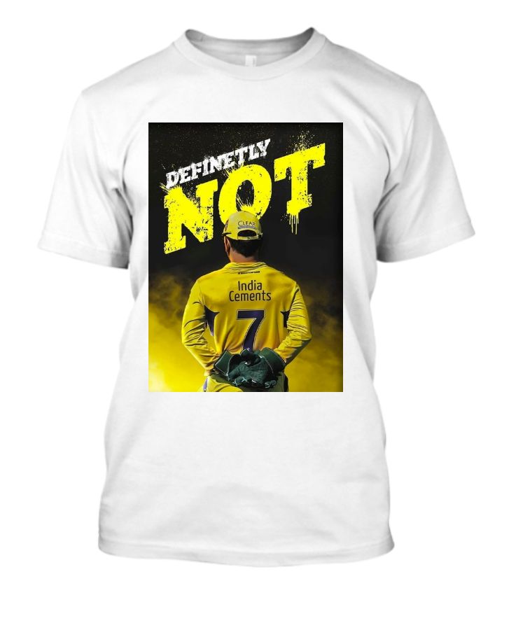 MS Dhoni T-Shirt for Men and Women - Front