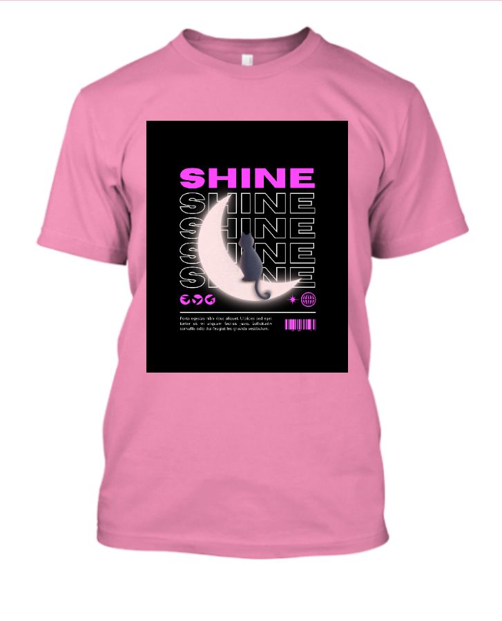 Shine | Half Sleeve T-Shirt - Front