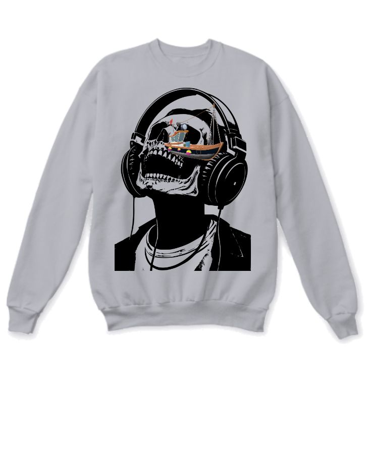 MUSIC SWEAT SHIRT BUZZYCLOTHING - Front