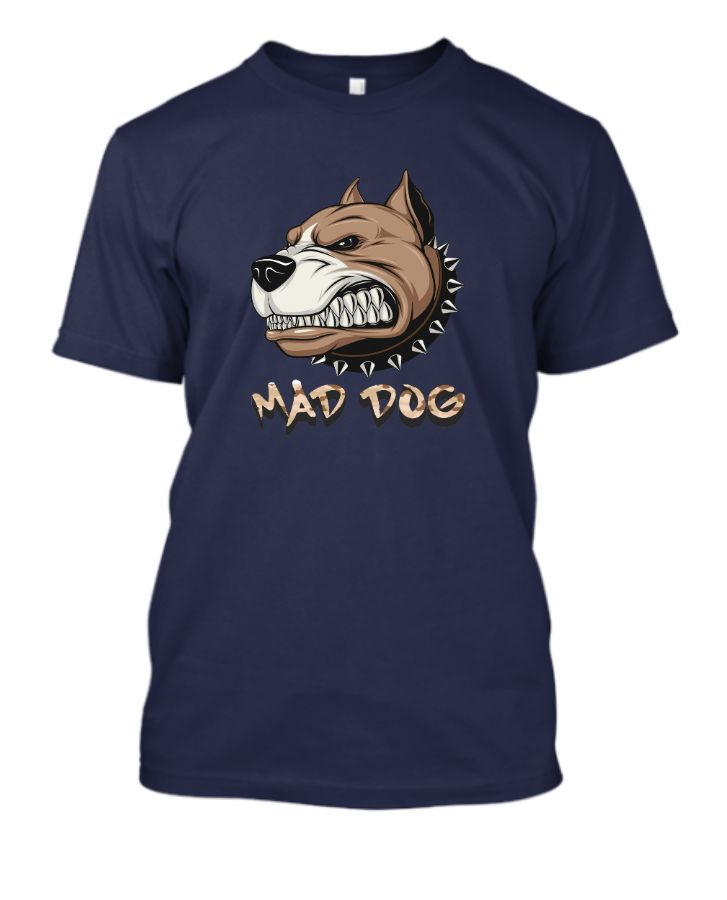 Mad Dog Printed Half Sleeve T-Shirt - Front