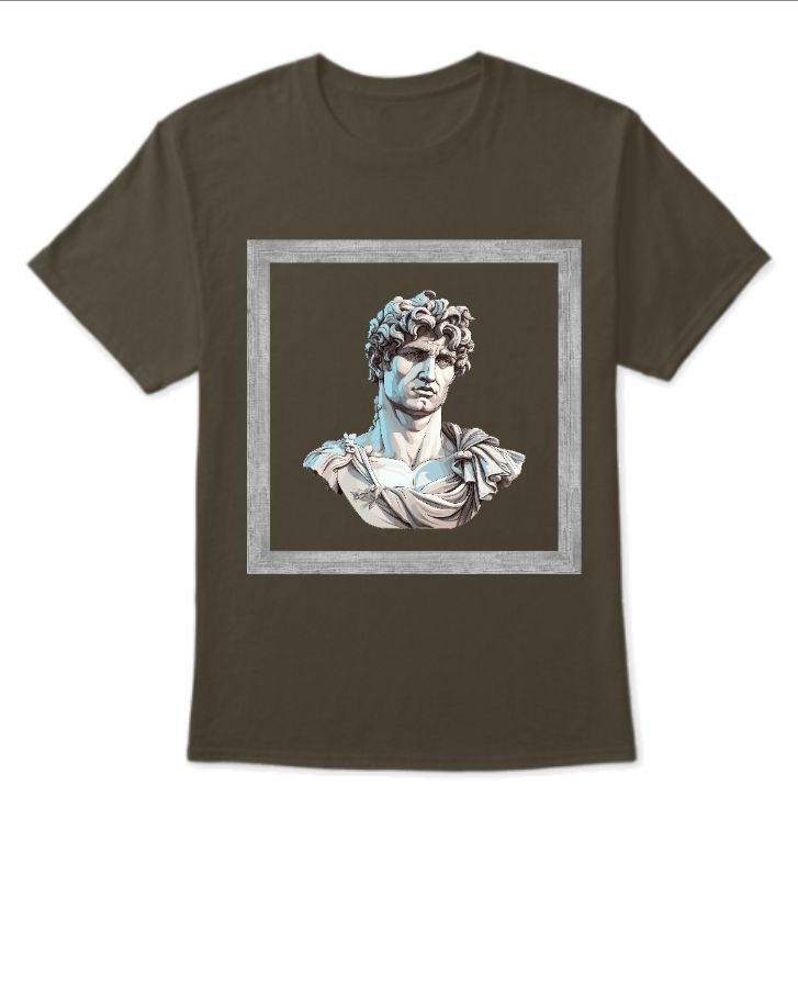 Majestic Statue Design Tshirt - Front