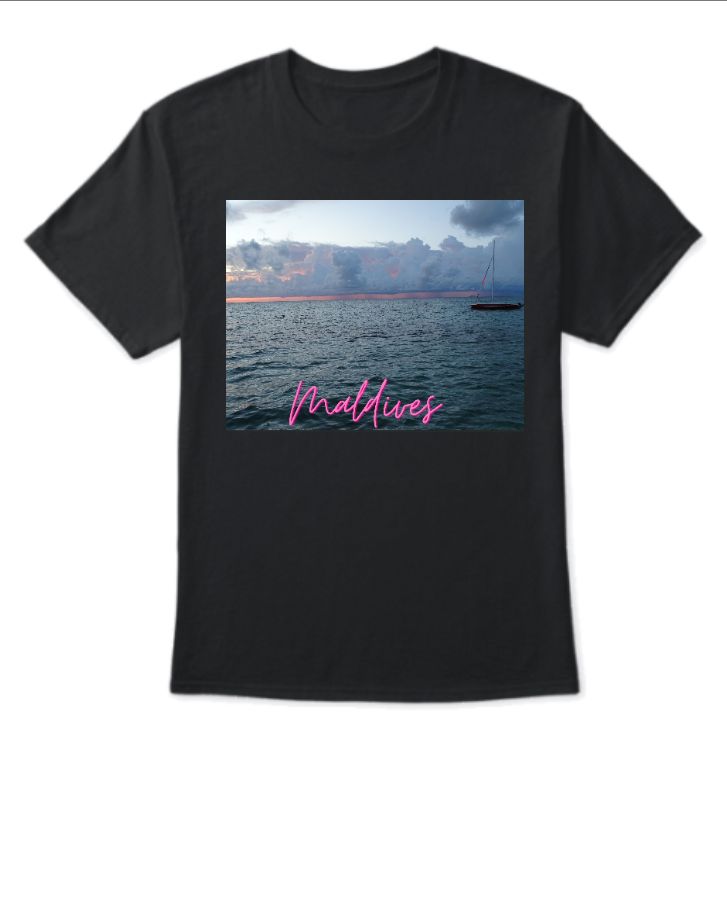 Maldives sunset  - Front