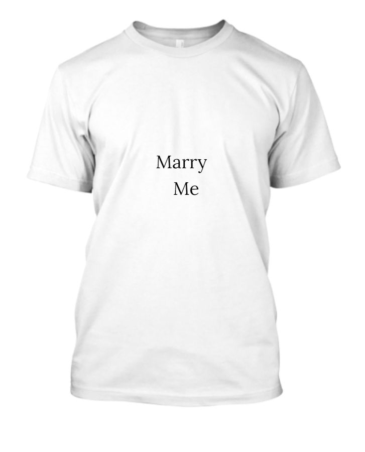 Mannan Original Half Sleeve T-Shirt | Marry Me - Front