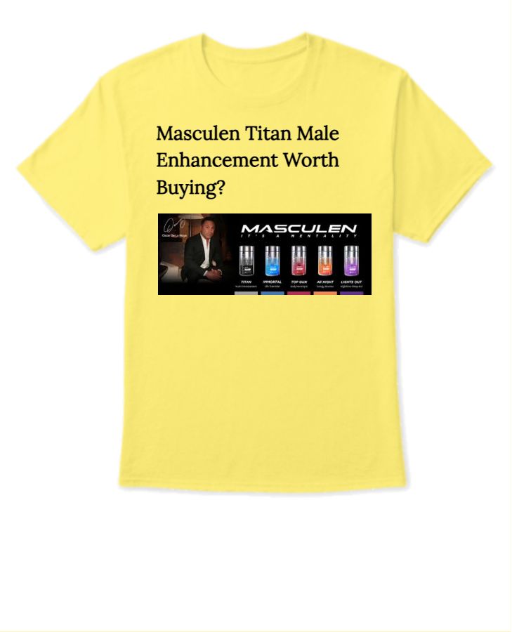 Masculen Titan Male Enhancement Worth Buying? - Front