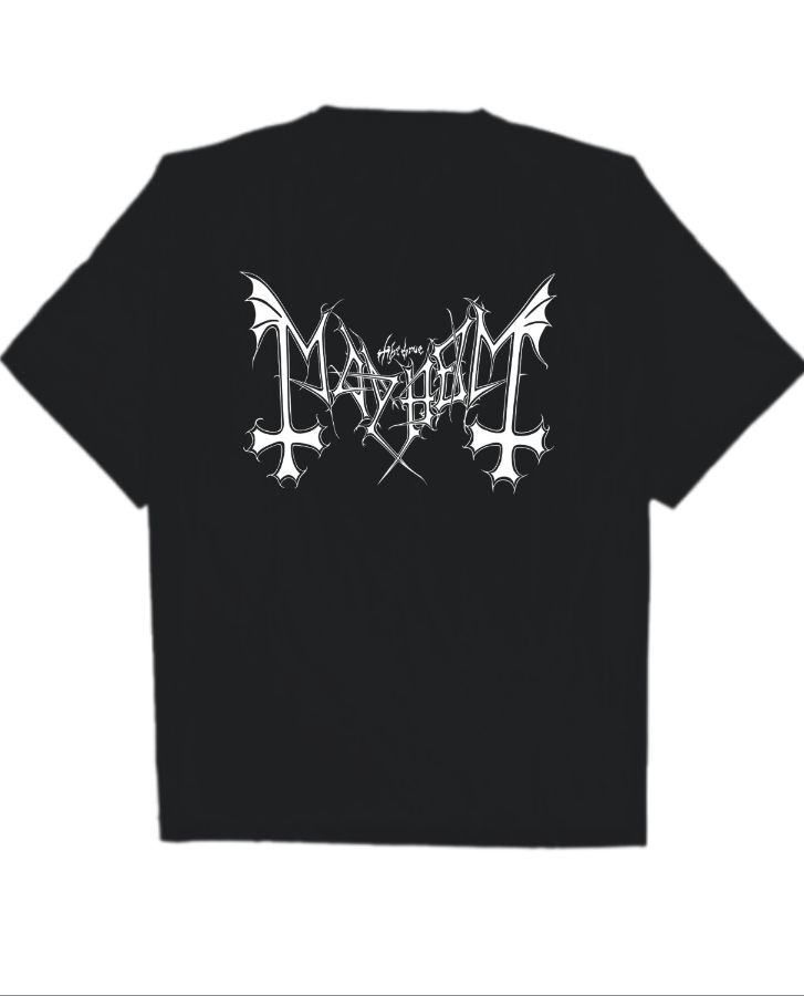 Mayhem Logo Oversized tshirt - Front