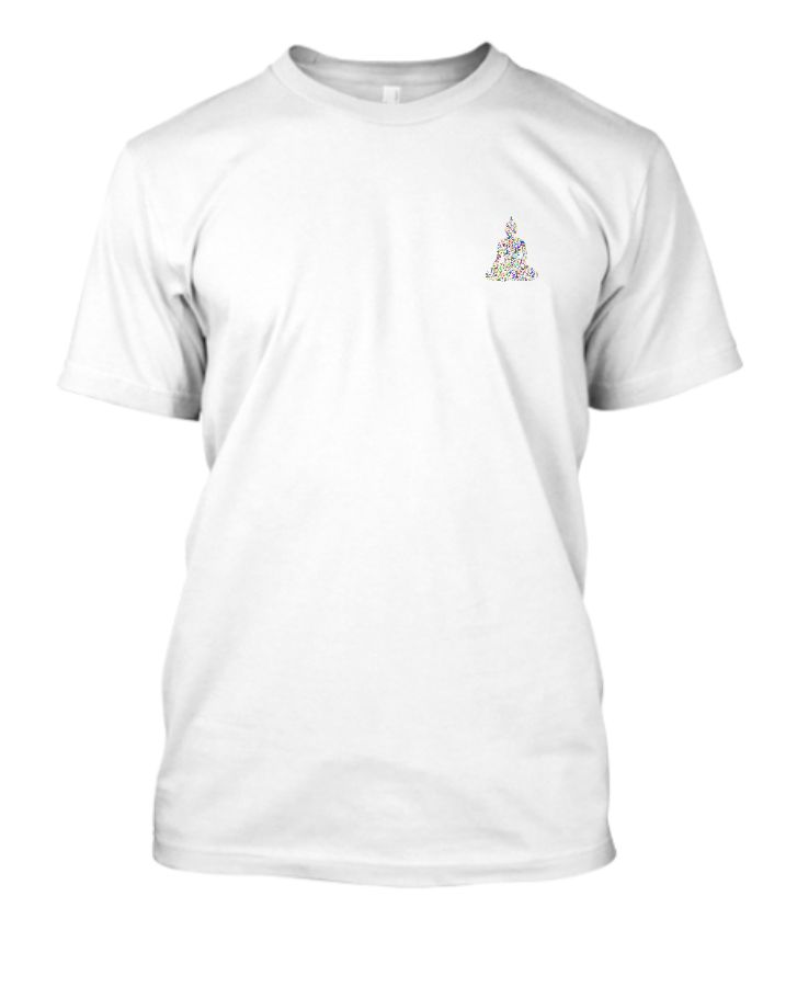 Meditative Mindset Minimalistic T-Shirt For all genders. - Front