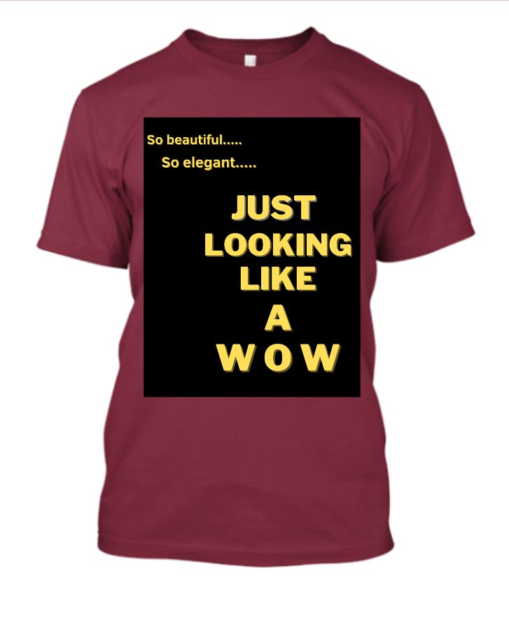 Meme tshirt (just looking like a wow) - Front