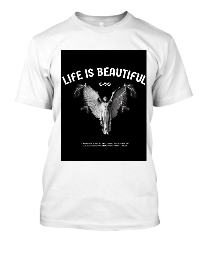 Men Printed, Typography Round Neck Cotton T-Shirt - Front