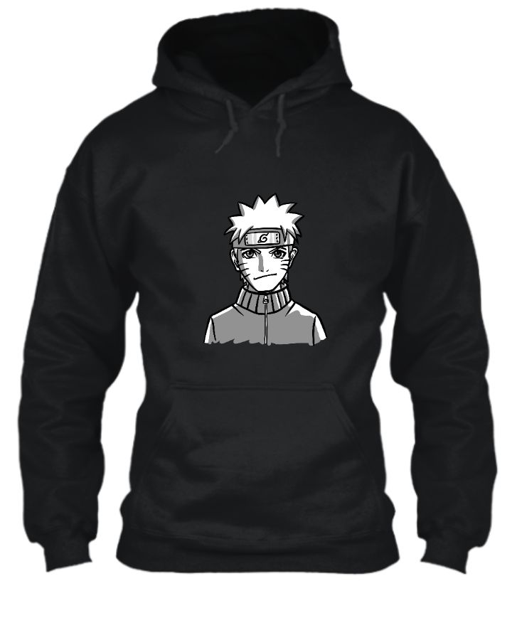 Men hoodie Naruto anime - Front