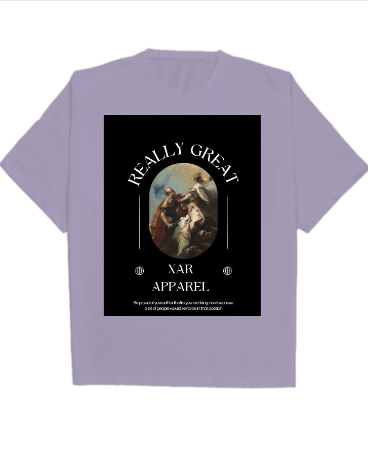 Men oversized t shirt | street wear | - Front