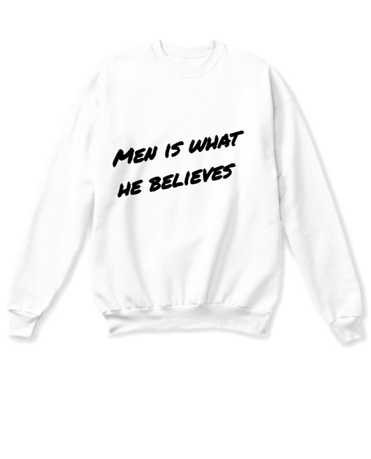 Men quote sweatshirt for men - Front