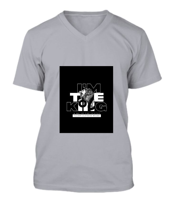 Men's 100% Cotton Printed Casual T-Shirts  - Front