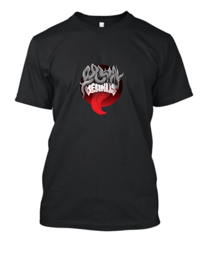 Men's Black Summers Comfortable Regular Fit Cotten T-shirt - Front