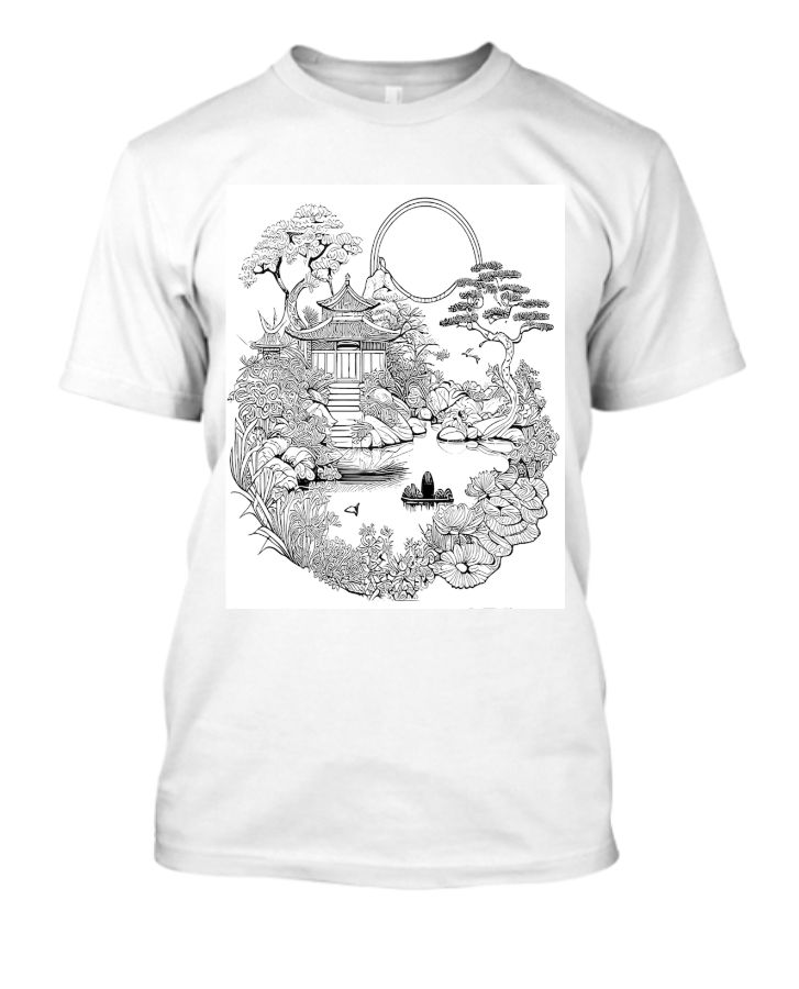 Mens T-shirt Tree Diagram Printed Nature - Front