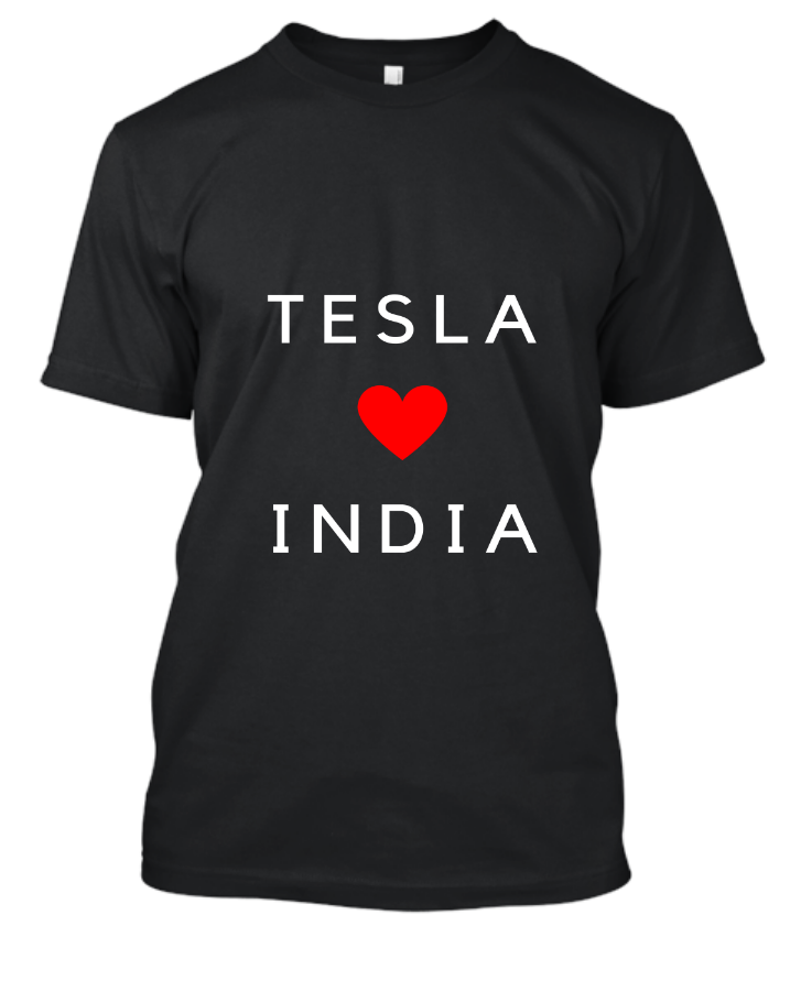 Men's Tesla Love India Merch - Front