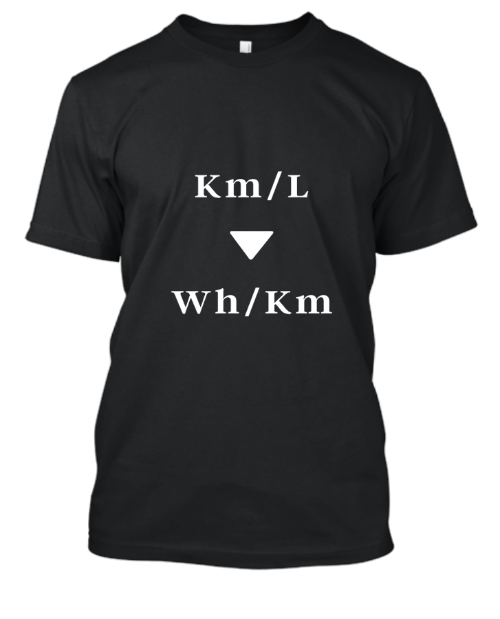 Men's km/L to Wh/km - Front