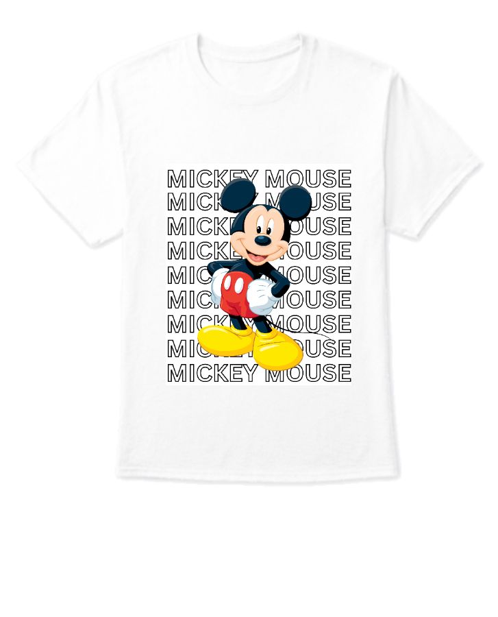 Mickey Mouse white T-shirt  - Front