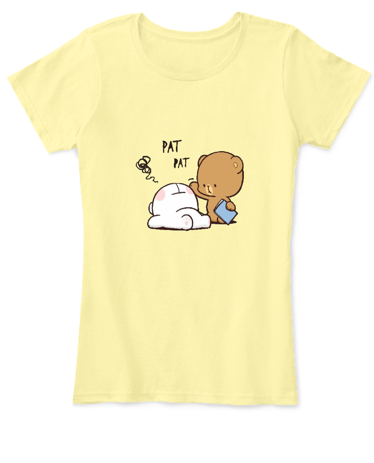 Milk Mocha design T-shirt for women  - Front