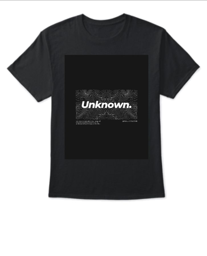 Minimalist Mastery: The Simple Typography T-Shirt - Front