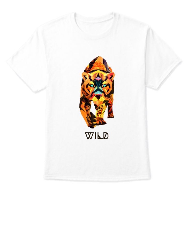 Modern Tiger Tshirt - Stylish and Comfortable Graphic Tee for Men and Women - Front