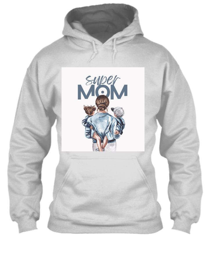 Mom dad love hudi men women and boy  - Front