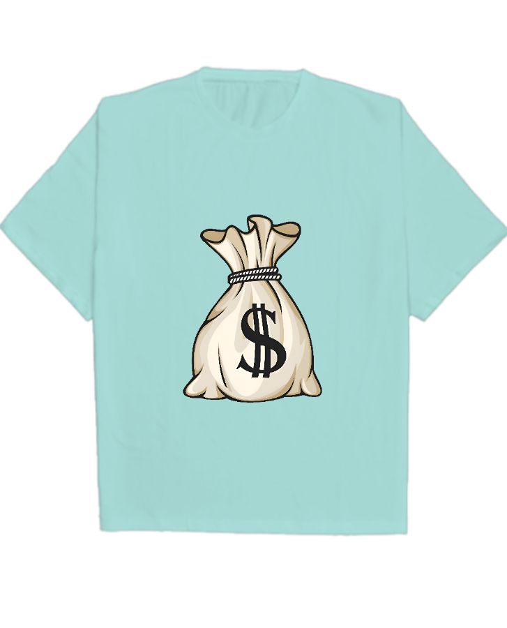 Money Bag | Oversized Tshirt - Front