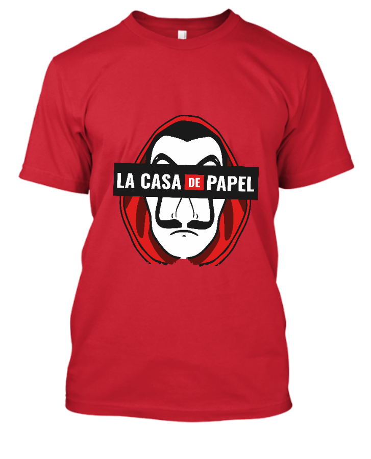 Money Heist T-shirt | Men's Edition | Lacasa De Papel | - Front