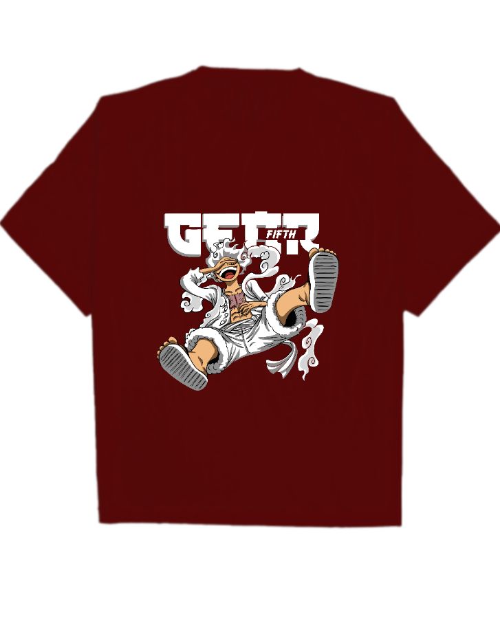 Monkey D Luffy Gear 5 Oversized T-shirt - Front