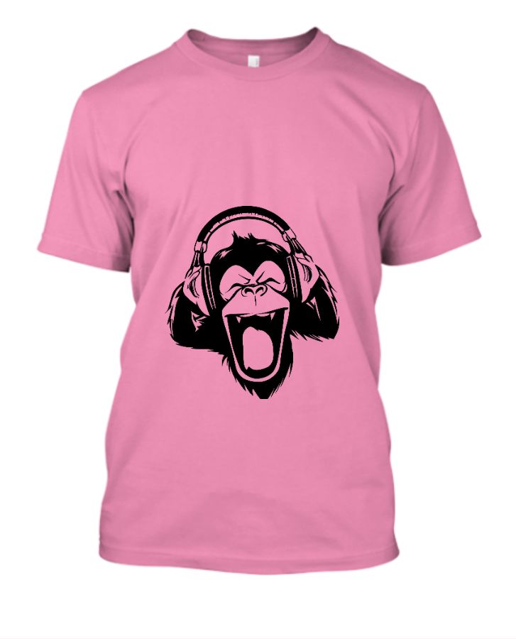 Monkey Tshirt Printed T-shirt - Front