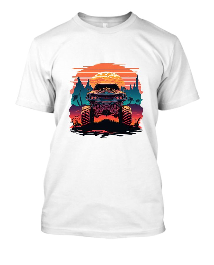 Monster Truck Half Sleeve T Shirt - Front