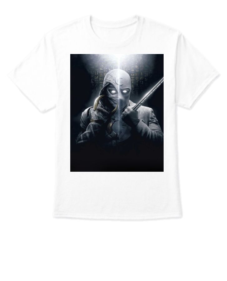Moon Knight desighned half sleeve t-shirt - Front