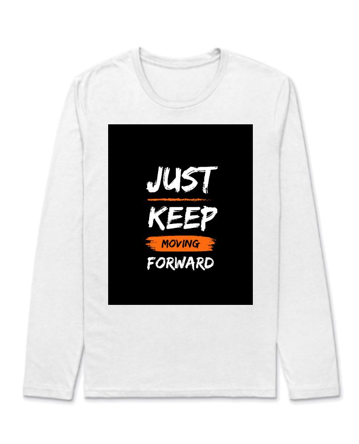 Motivation design t-shirt | Full sleeves t-shirt - Front