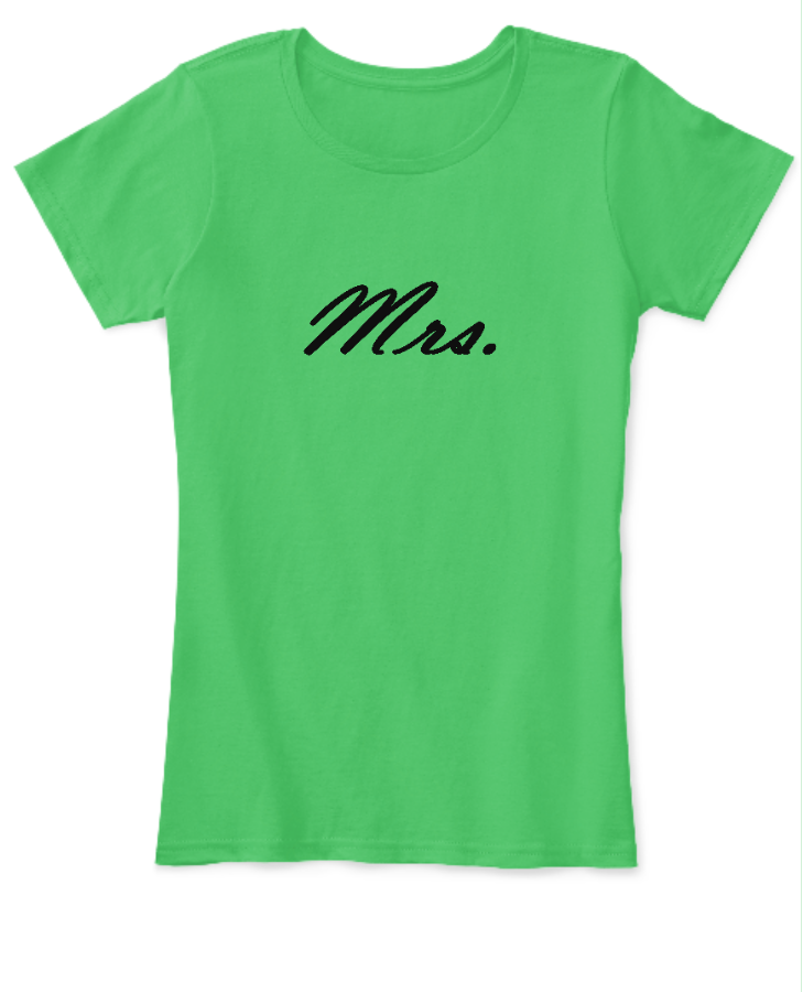 Mrs. Couple Matching Girl T-Shirt - Front