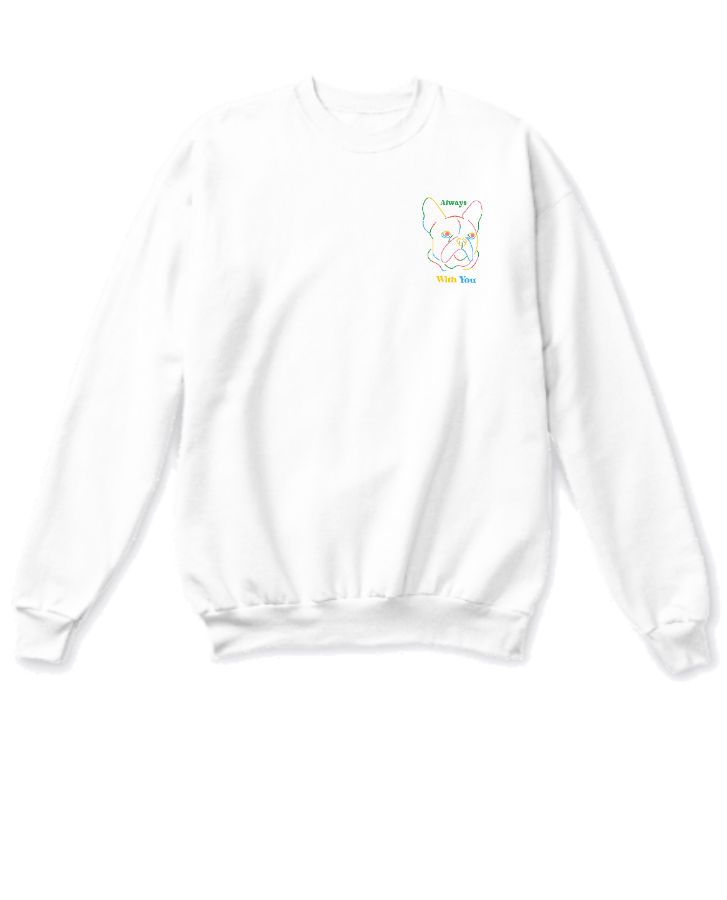 Multicoloured Best Friend Dog Sweatshirt Design - Front