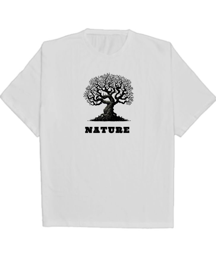 NATURE  Oversized T-shirt - Front