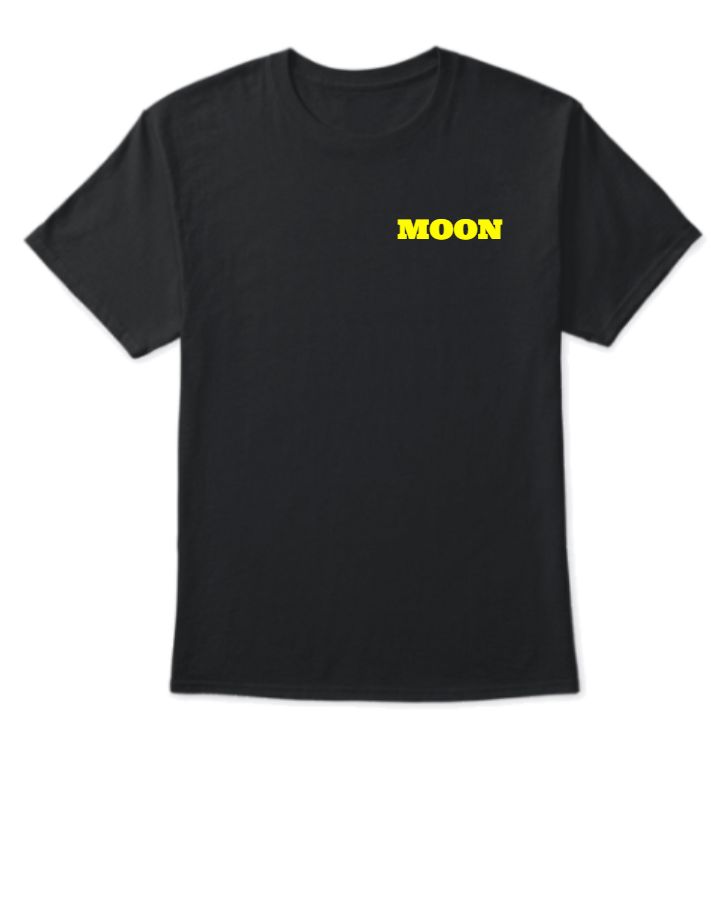 NEW JACKAL MOON T SHIRT || HALF SLEVES || BACK PRINTED - Front