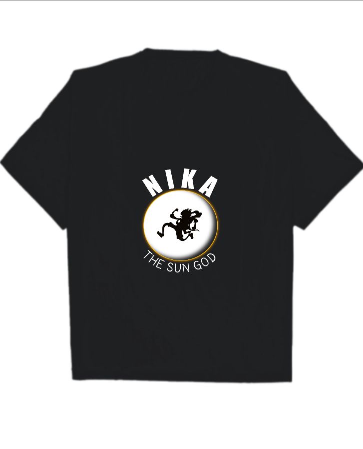 NIKA the sun god | oversized T-Shirt - Front