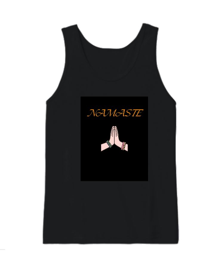 Namaste T shirt with Namaste logo - Front