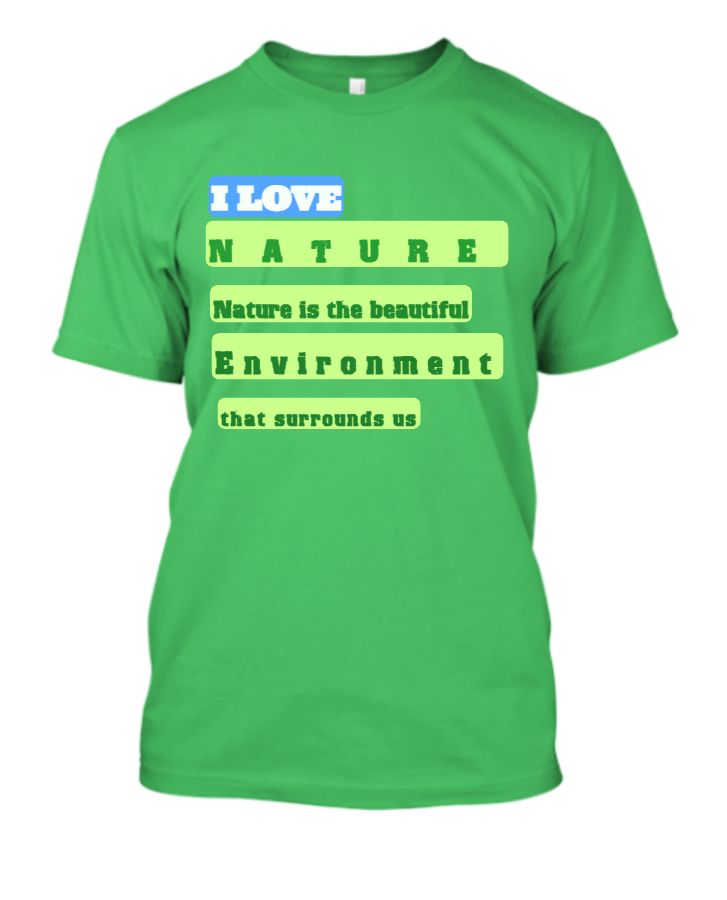Nature T-shirt funky style  - Front