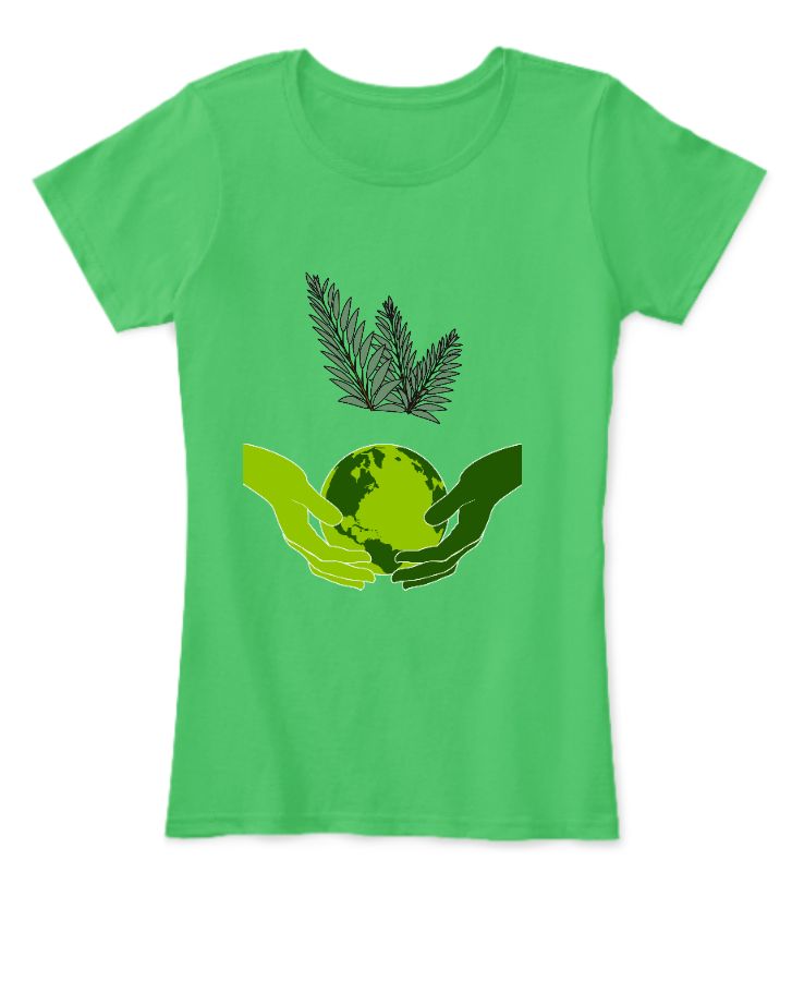 Nature/Half Sleeves T.shirt - Front
