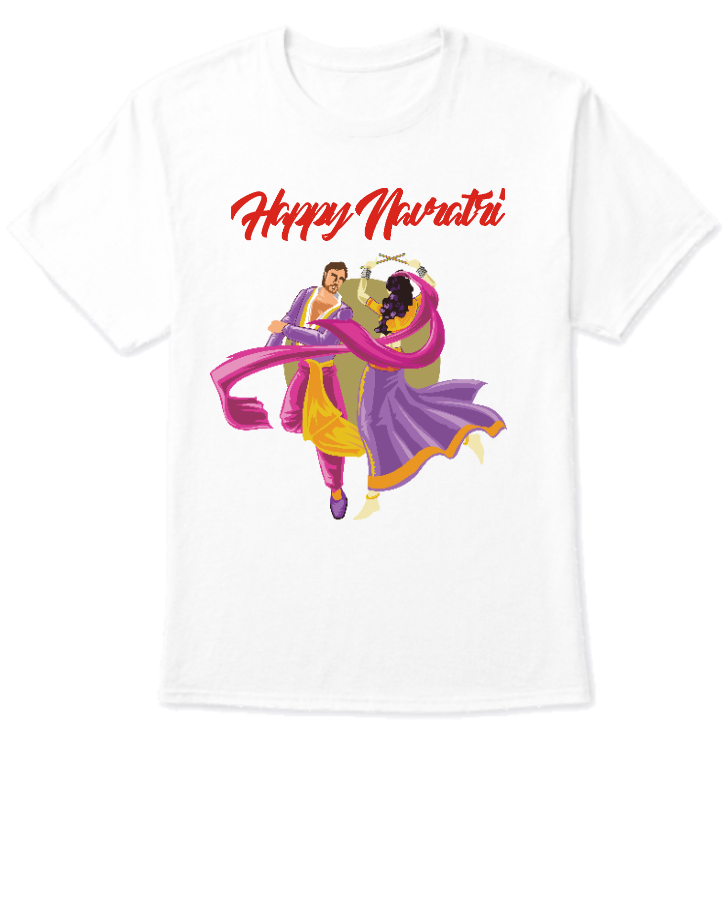 Navratri Festive T shirt  - Front