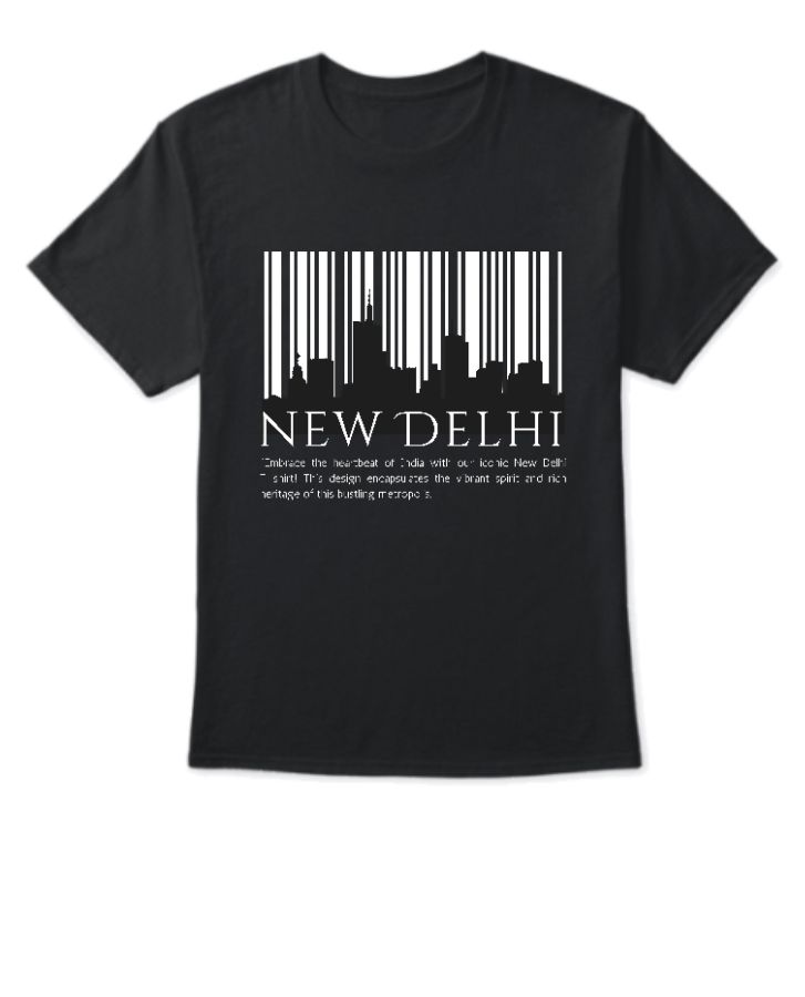 New Delhi half sleeves Tshirt - Front