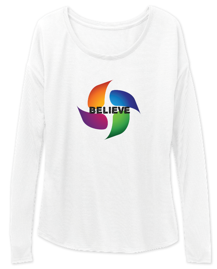 New believe design for women's - Front