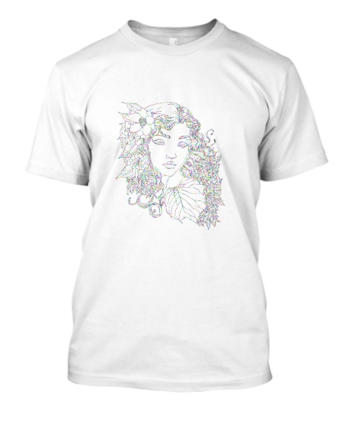 New girl design t-shirts - Front