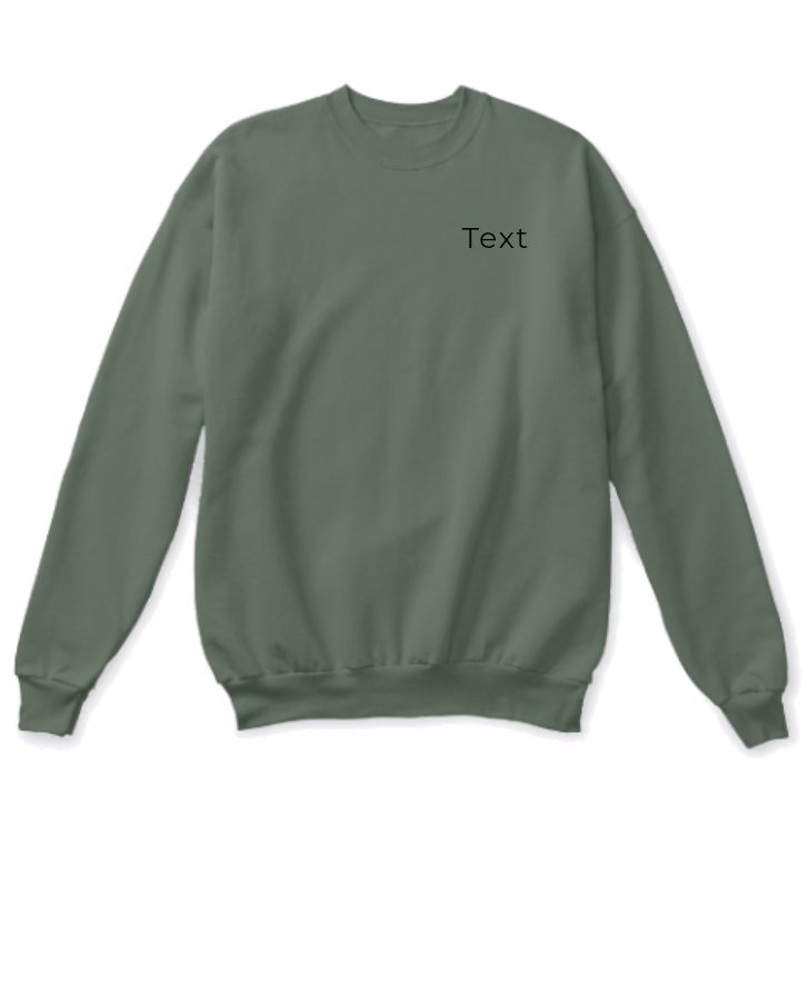 New look Simple Text Sweatshirt  - Front