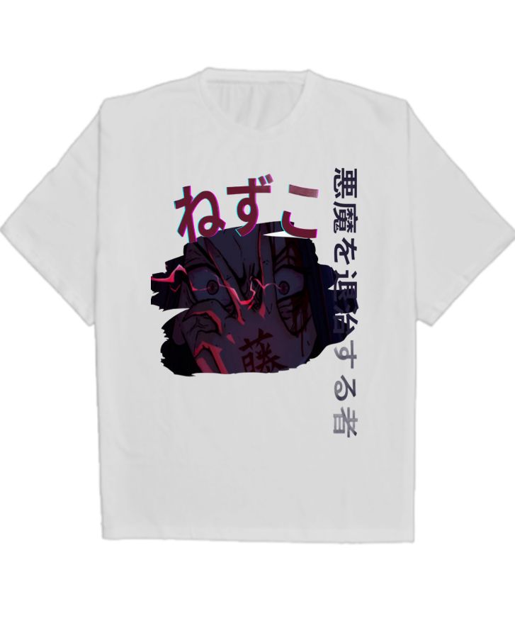 Nezuko from demon slayer oversized t-shirt