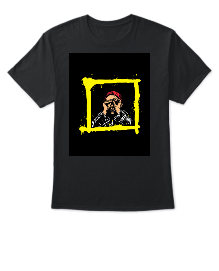Normal black T-shirt  - Front