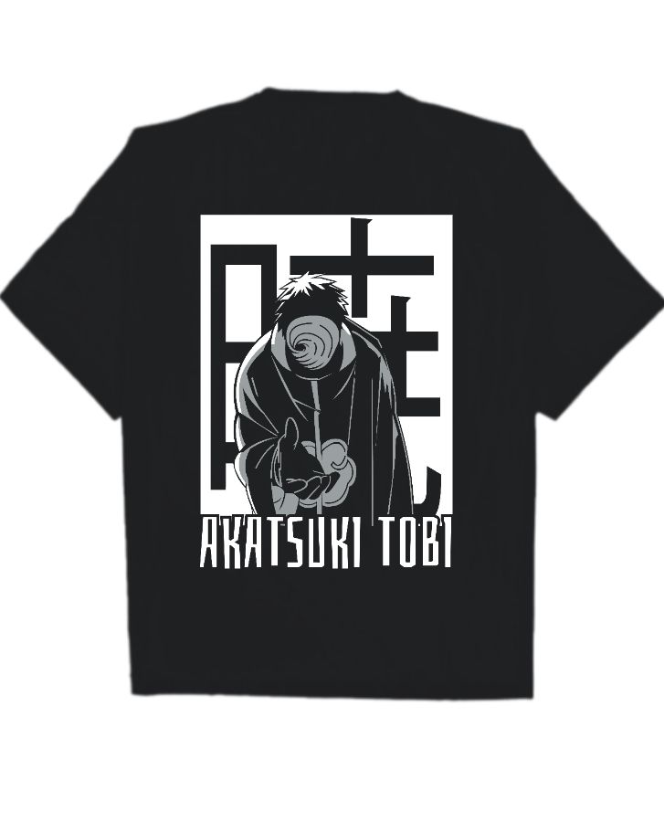 OBITO TOBI OVERSIZED T SHIRT AT AFFORDABE RAE - Front