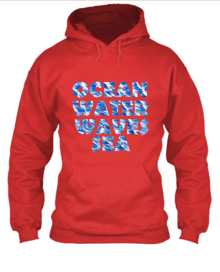 OCEAN WATER NEW HOODIE - Front